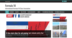 Desktop Screenshot of f18-international.org